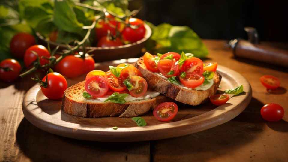 Friselle Keto con pomodorini