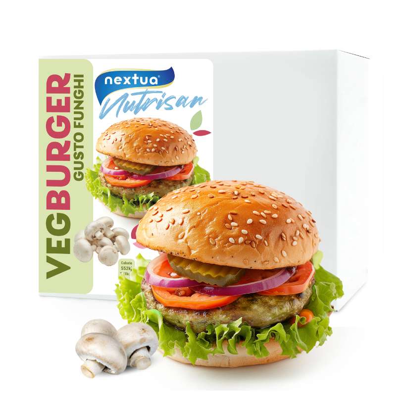 Hamburger vegano funghi nextua
