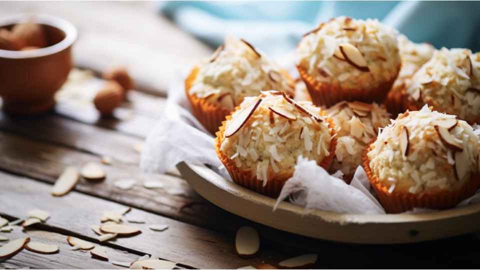 Muffin Proteici con Crema al Cocco