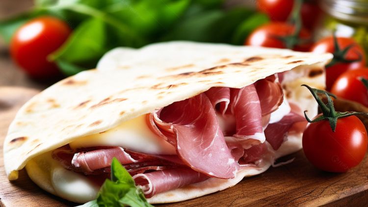 Piadina Proteica Ripiena allo speck