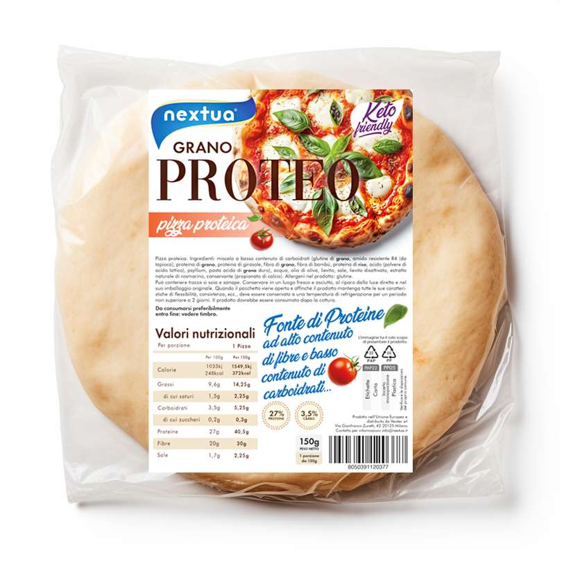 Pizza proteica ad alto contenuto di proteine nextua